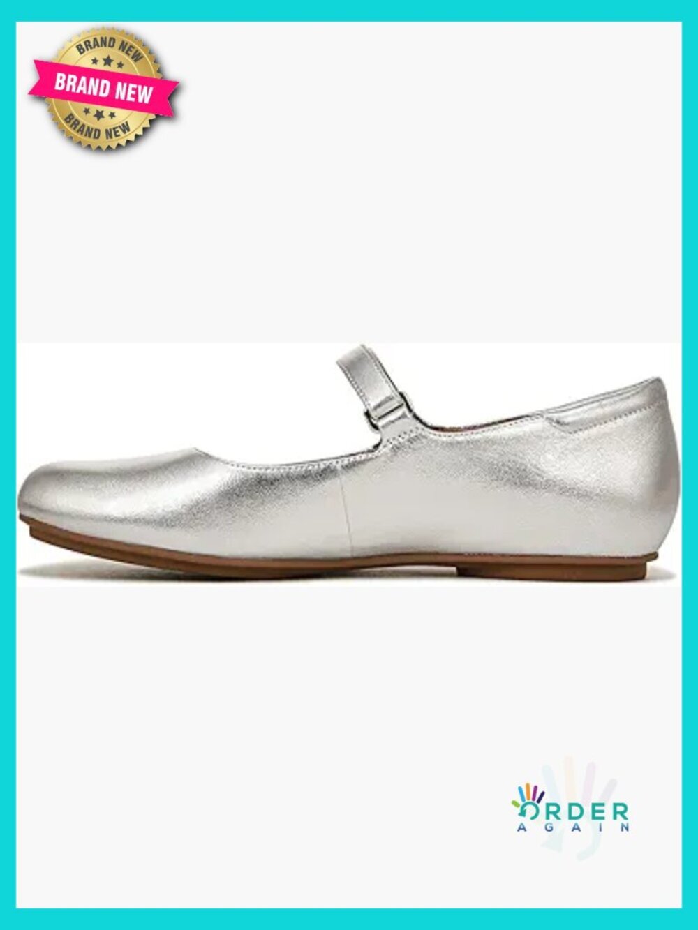 Classic Mary Jane Ballet Flats Hook & Loop Closure Comfort Walking Shoes